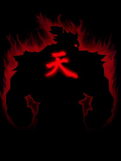  Akuma Raging Demon Posters By Sean McKendry Redbubble