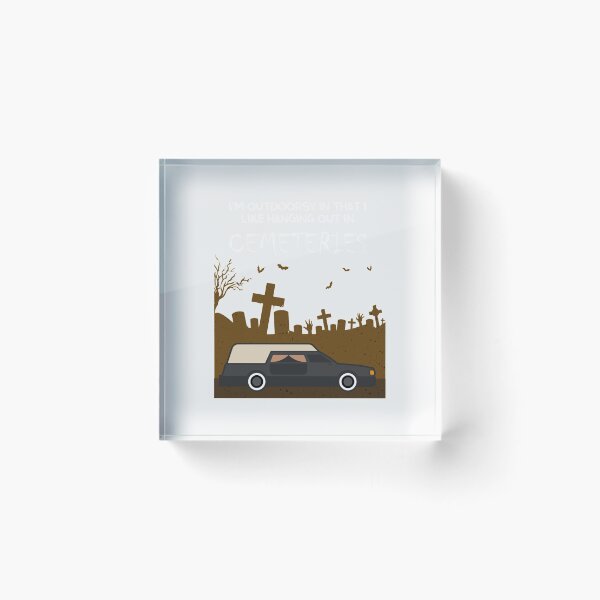 Item preview, Haning out in my Cemeteries Morticians Funeral Director | Perfect Gift designed and sold by ramonave.