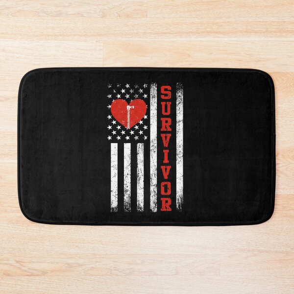 Item preview, Open Heart Surgery Survivor American Flag designed and sold by tshirtexpressiv.