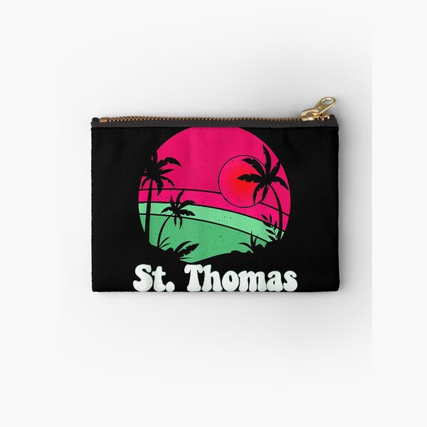 Artikelvorschau, Retro-Str.-Thomas-Strand-Design-St.-Thomas-Illustration entworfen und verkauft von GracielaSimms.