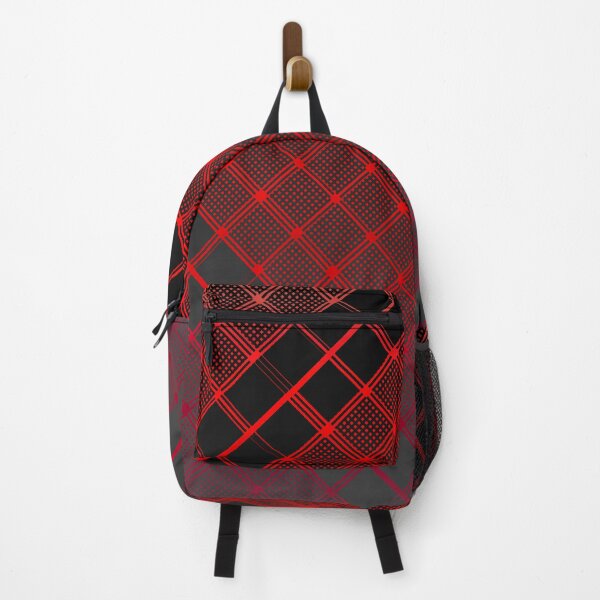 Item preview, Criss Cross Wide Line Pattern Angled in Red with Gradated Shades of Black designed and sold by Neil Feigeles.