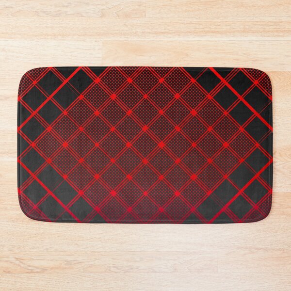 Item preview, Criss Cross Wide Line Pattern Angled in Red with Gradated Shades of Black designed and sold by Neil Feigeles.
