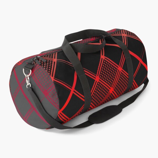 Item preview, Criss Cross Wide Line Pattern Angled in Red with Gradated Shades of Black designed and sold by Neil Feigeles.
