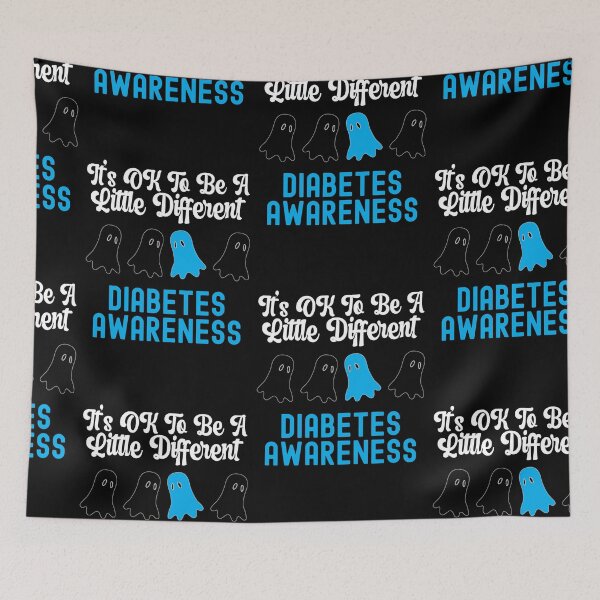 Item preview, It's Ok To Be Different, World Diabetes Day designed and sold by SportyDogShop.