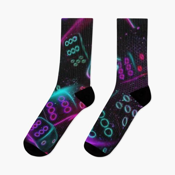 Item preview, Dice Color Neon Fantastic designed and sold by MusicSkateboard.