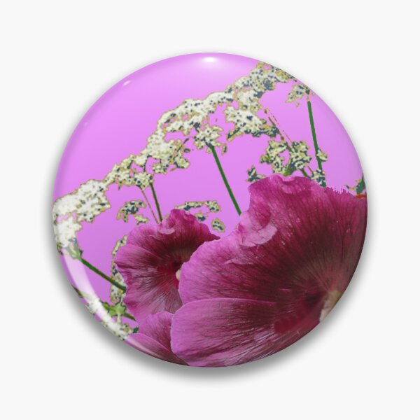 Artikelvorschau, LILA HOLLYHOCK FARBE GARTENKUNST entworfen und verkauft von sharlesart.