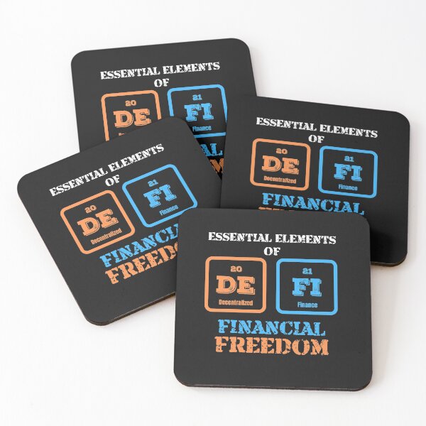 Item preview, DeFi Periodic Elements Crypto Design designed and sold by Funny-Tees4U.