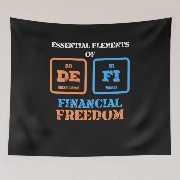 Item preview, DeFi Periodic Elements Crypto Design designed and sold by Funny-Tees4U.