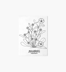 Floral Constellation - Aquarius Art Board