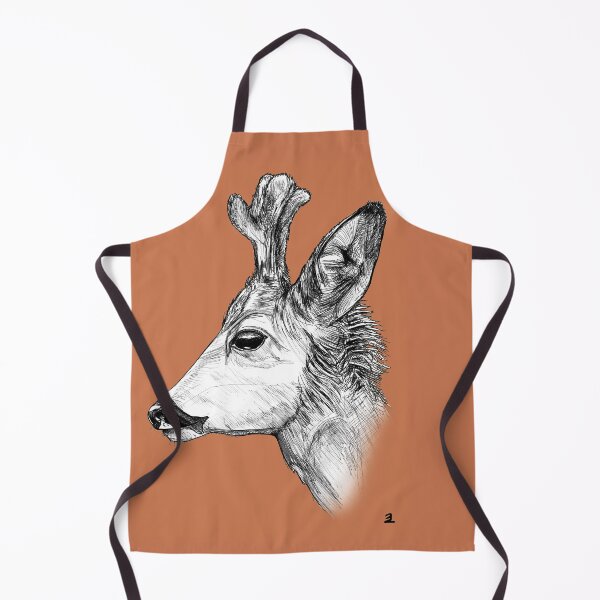 Item preview, Deer with terracotta background designed and sold by ZebritoArt.