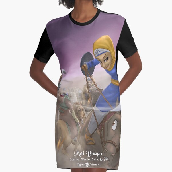 Mai Bhago - Rejected Princesses Graphic T-Shirt Dress