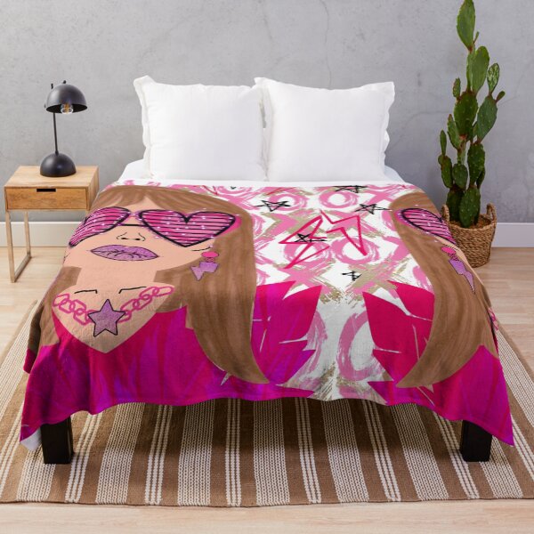 Item preview, PINK BRUNETTE I portrait designed and sold by Julia Santos.
