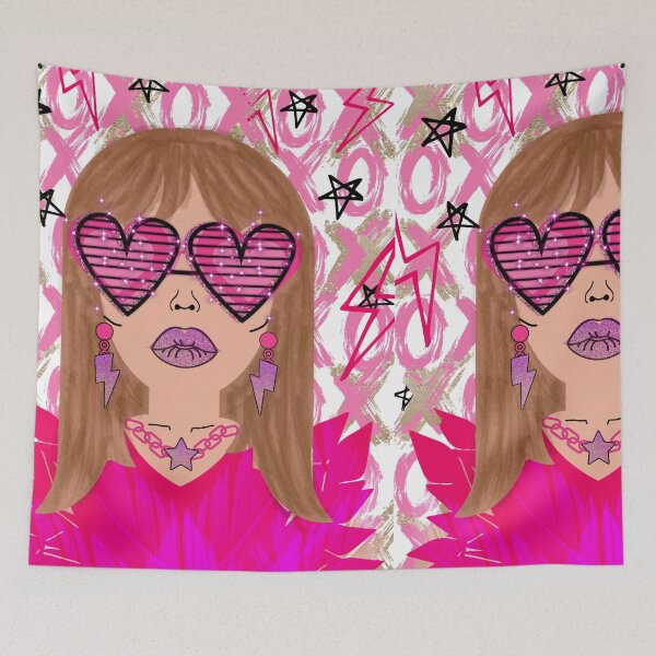 Item preview, PINK BRUNETTE I portrait designed and sold by Julia Santos.