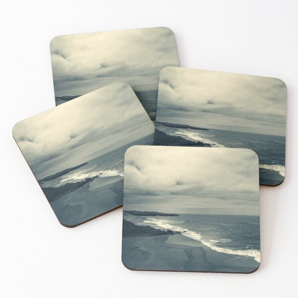 Item preview, Black and white beach and seascape - Cabo da Roca, Sintra, Portugal designed and sold by João Miguel.