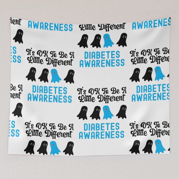 Item preview, It's Ok To Be Different, World Diabetes Day designed and sold by SportyDogShop.