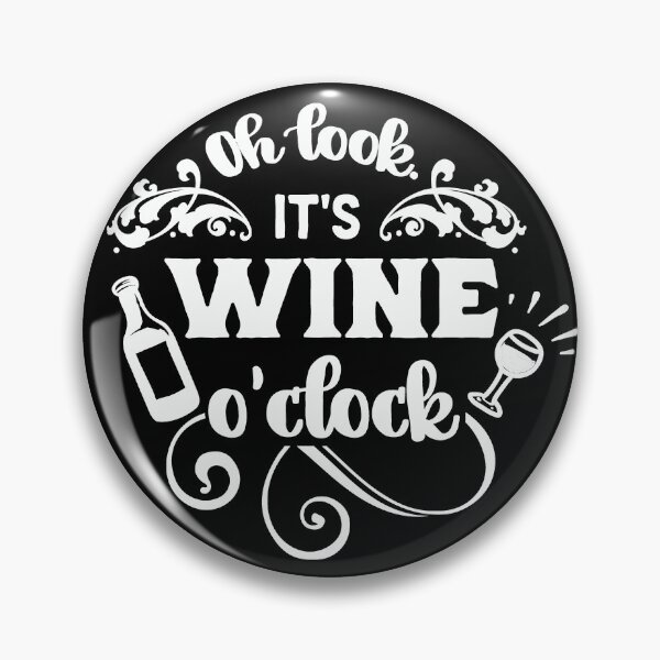 Item preview, It's Wine o'Clock designed and sold by NessiCreates.