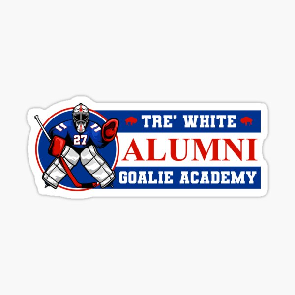 Item preview, Tre White Goalie Academy designed and sold by kss.design15.