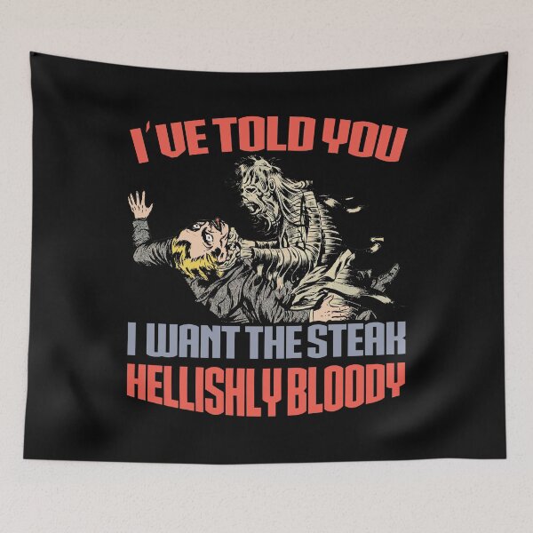 Item preview, Vintage Bloody Steak Egypt Mummy Horror Poster Gift designed and sold by TheAplus.
