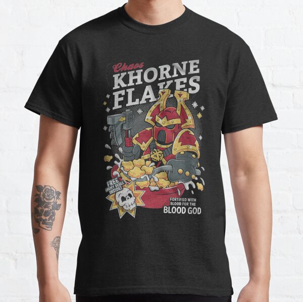 Chaos khorne flakes Fortified with blood for the blood god| Perfect Gift Classic T-Shirt