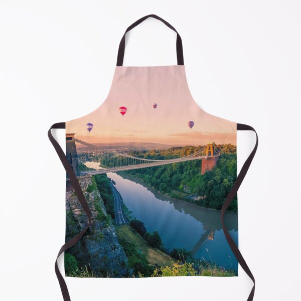 Item preview, Bristol Clifton Suspension Bridge England UK city bristol city of bristol balloons pretty sunset sky designed and sold by emcazalet.