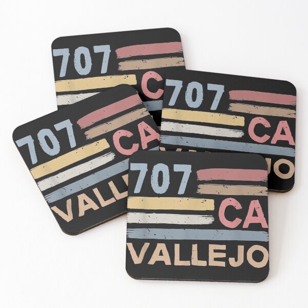 Item preview, Retro Vallejo Area Code 707 Residents State California designed and sold by GracielaSimms.