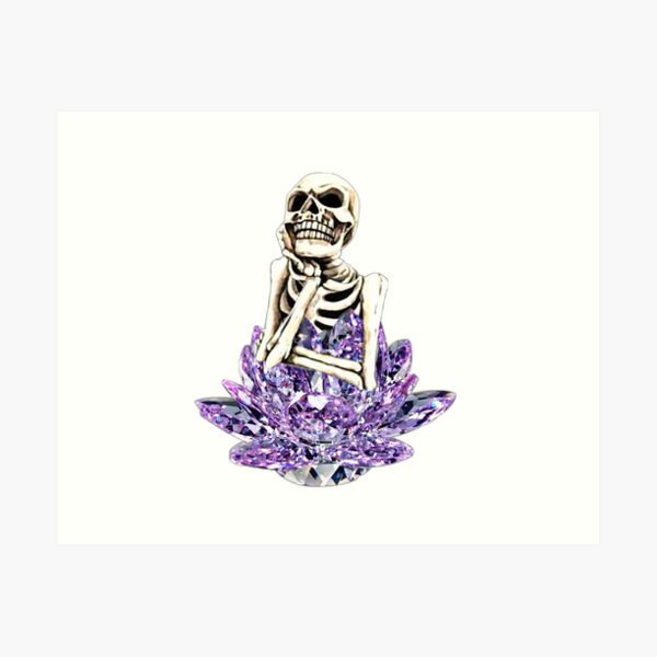 Aperçu de l'œuvre cristal de crâne créée et vendue par diva-design.