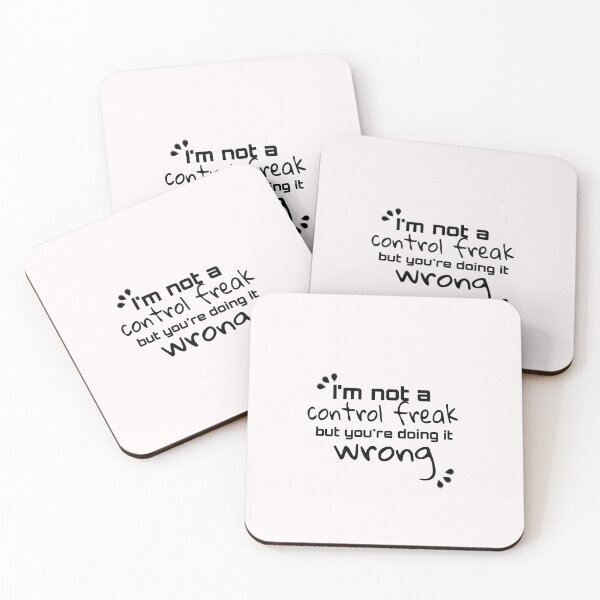 Item preview, Not A Control Freak But You're Doing It Wrong funny and sarcastic designed and sold by Saritahosny1.