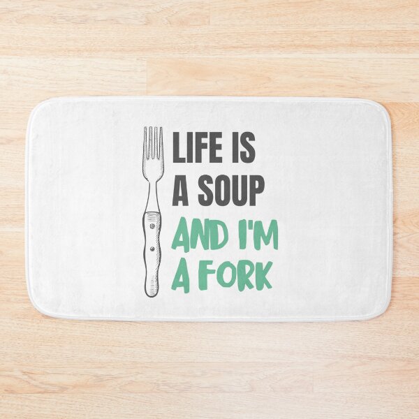 Item preview, Life Is A Soup Life Phrases Life Is Tough designed and sold by StickerbashCo.