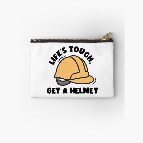 Item preview, Life Is Hard Life Quotes Get A Helmet designed and sold by StickerbashCo.
