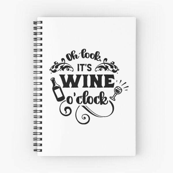 Item preview, It's Wine o'Clock designed and sold by NessiCreates.
