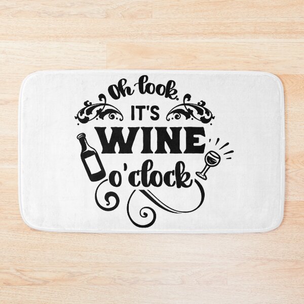 Item preview, It's Wine o'Clock designed and sold by NessiCreates.