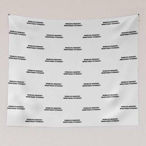 Item preview, worlds okayest Mortuary Student mortician embalmer | Perfect Gift designed and sold by ramonave.