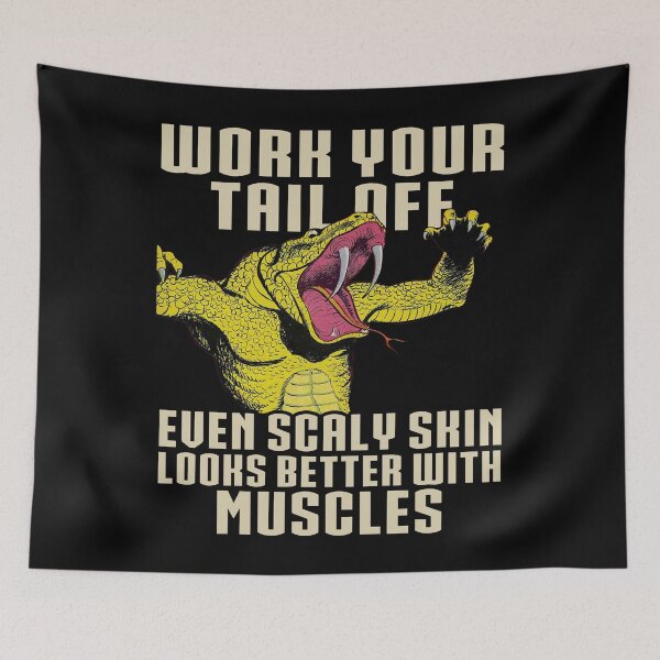 Item preview, Vintage Monster Snake Fangs Work Out Gym Muscle Gift designed and sold by TheAplus.