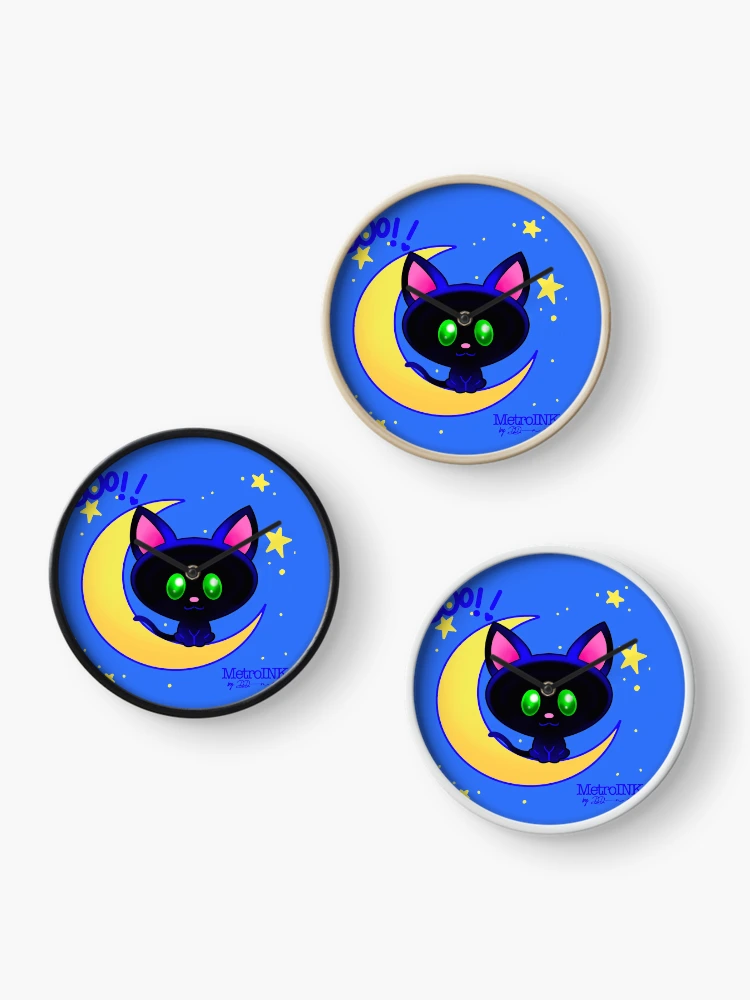 Thumbnail 3 of 4, Clock, BooBoo Kitty designed and sold by MetroInk.