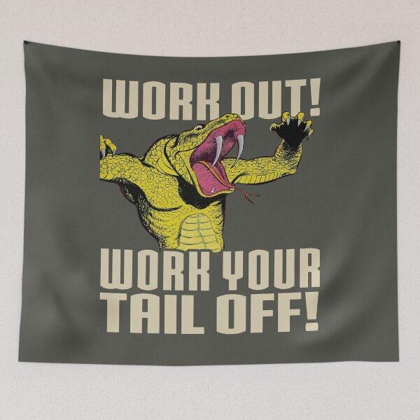 Item preview, Vintage Monster Snake Fangs Work Out Gym Muscle Gift designed and sold by TheAplus.