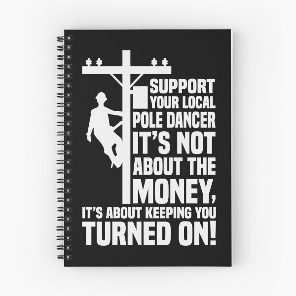 Item preview, Lineman - Support Your Local Pole Dancer designed and sold by SewnMemories.