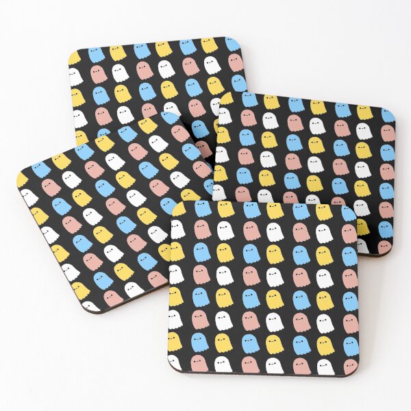 Item preview, cute Halloween Boo ghost patterns designed and sold by NiceSpot.