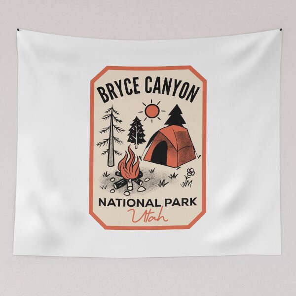 Item preview, Bryce Canyon National Park Retro Camping designed and sold by HalpinDesign.