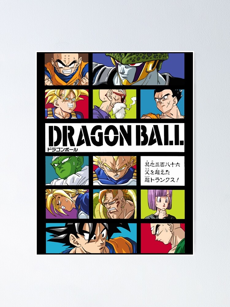 Dragon Ball Z Cell Saga Goku Vegeta Cell Gohan Piccolo Krillin Manga Anime  Classic Poster for Sale by Utntnhhppfuo