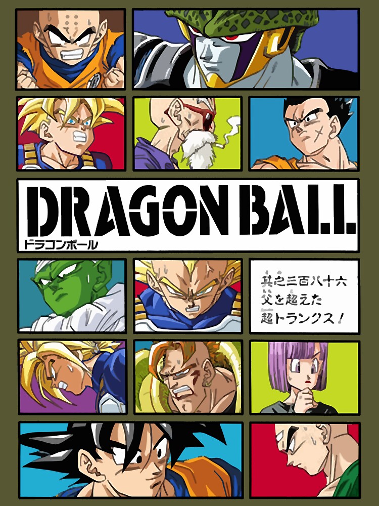 Dragon Ball Z Cell Saga Goku Vegeta Cell Gohan Piccolo Krillin Manga Anime  Classic Poster for Sale by Utntnhhppfuo