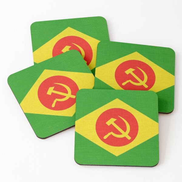 Item preview, Brazil's communist flag designed and sold by PoliticsPrint.