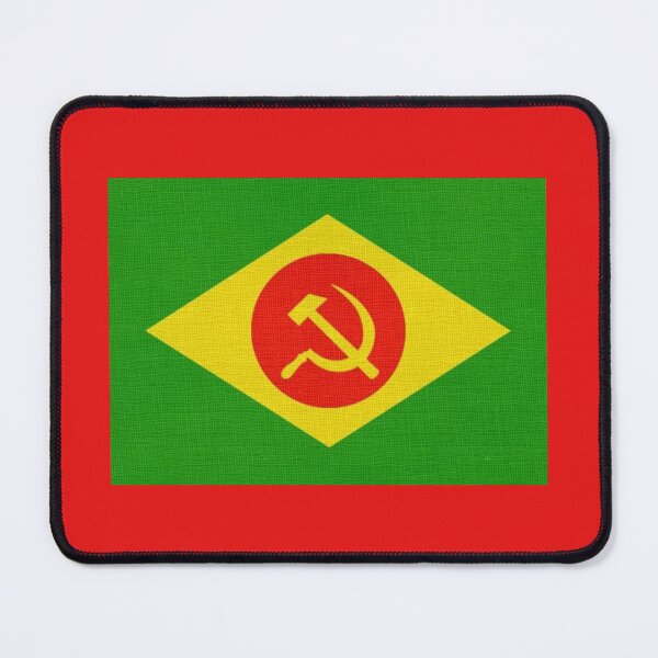 Item preview, Brazil's communist flag designed and sold by PoliticsPrint.