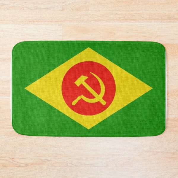 Item preview, Brazil's communist flag designed and sold by PoliticsPrint.