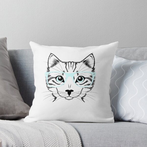 Item preview, Geek Cat - White designed and sold by martinestella.