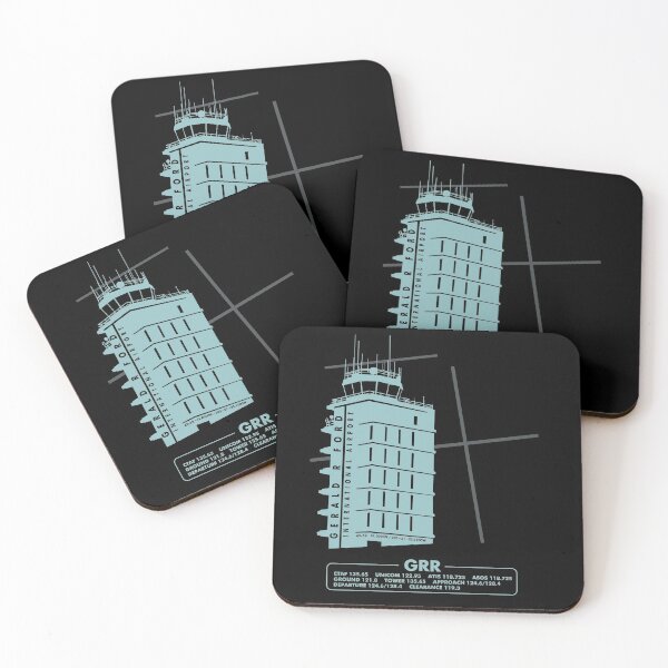 Item preview, GRR Airport Tower Gerald R Ford International Airport ATC Tower Art designed and sold by RealPilotDesign.