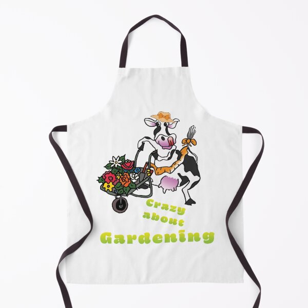 Item preview, Crazy Cow, crazy about Gardening designed and sold by albadawnart.