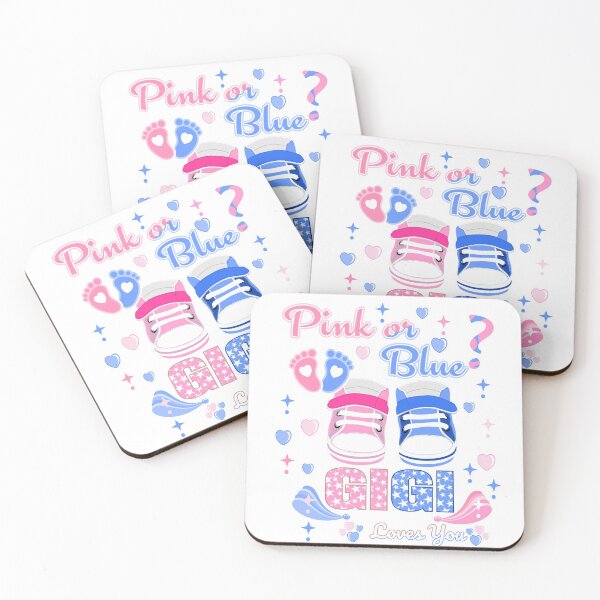 Artikelvorschau, pink oder blau gigi liebt dich - Schuhdesign entworfen und verkauft von bluehatgraphics.