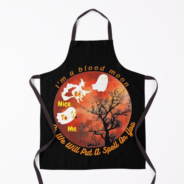 Item preview, Scary Halloween horror blood moon "be Nice To Me" designed and sold by John-merou.