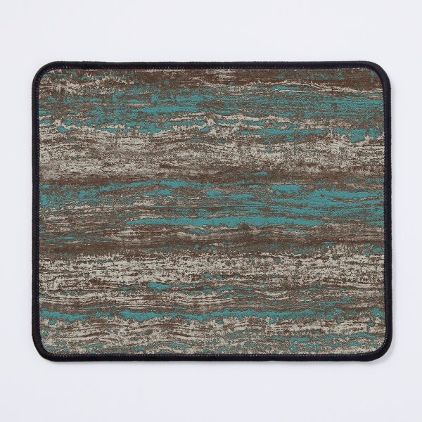 Item preview, Teal Blue Dark Chocolate Grey Brown Melange designed and sold by Delinda Graphic Studio.