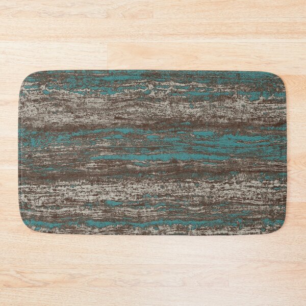 Item preview, Teal Blue Dark Chocolate Grey Brown Melange designed and sold by Delinda Graphic Studio.